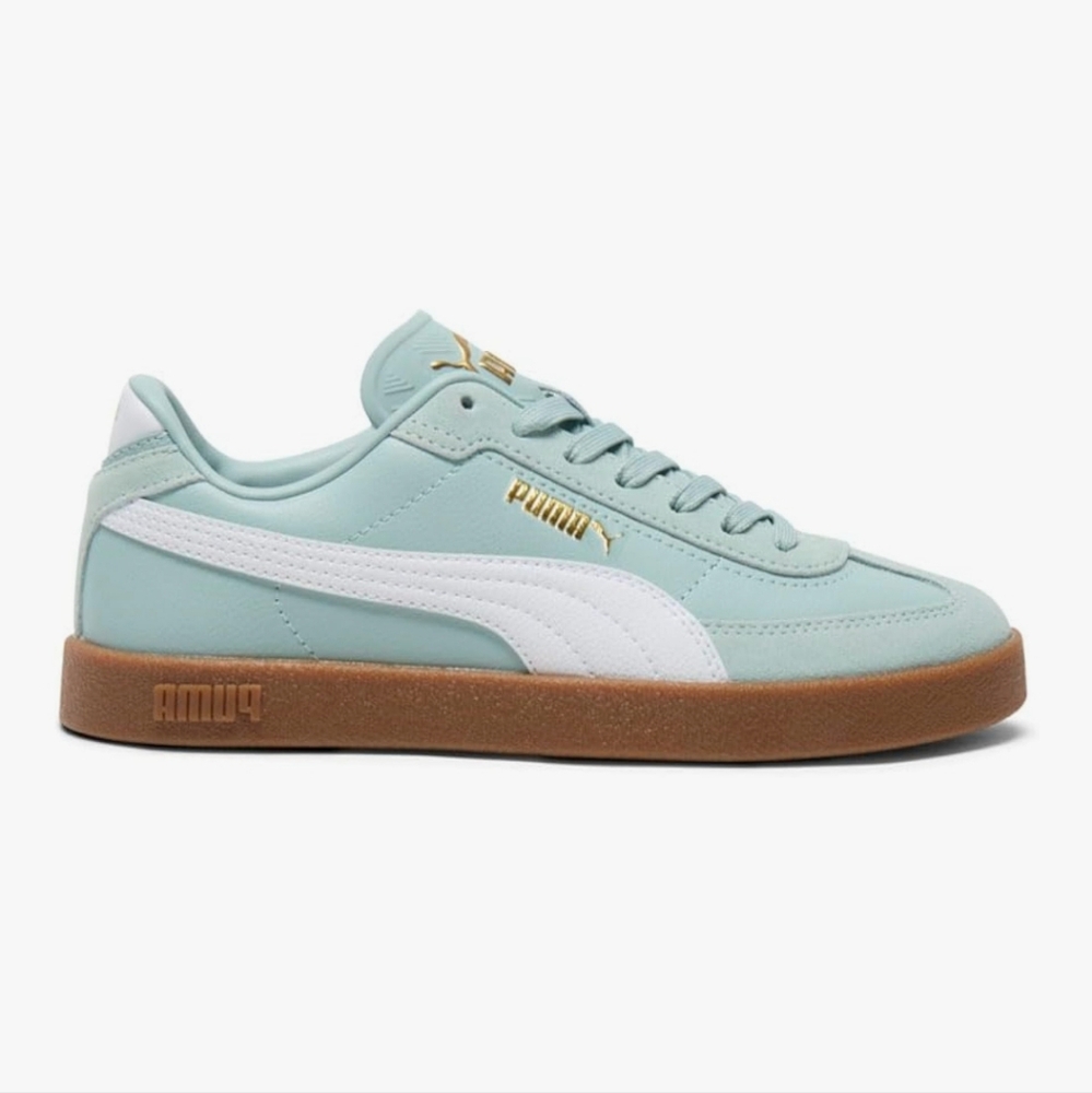 Puma Aqua and White Sneakers